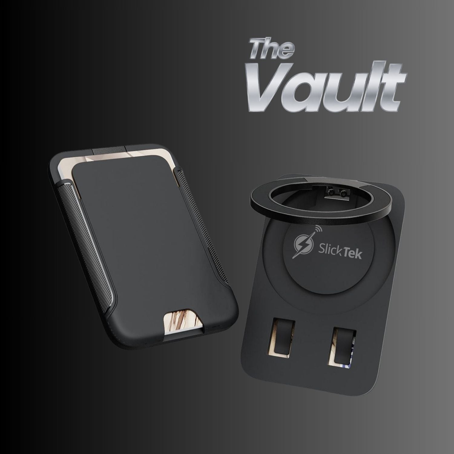 Magnetic Phone Wallet & Stand - SlickTek