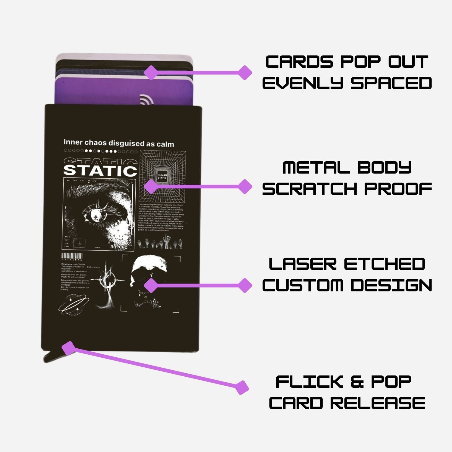 Zip-Tap NFC Digital Contact Sharing Wallet - Customised - SlickTek