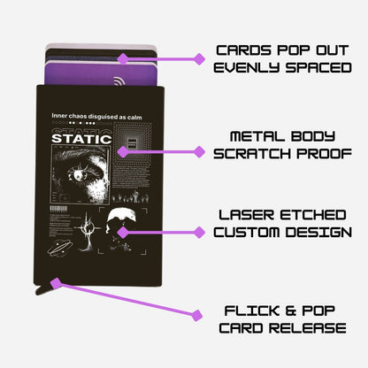 Zip-Tap NFC Digital Contact Sharing Wallet - Customised - SlickTek