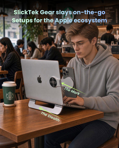 SlickTek Ultra Lite Tech Setup for MacBook & iPhone - SlickTek