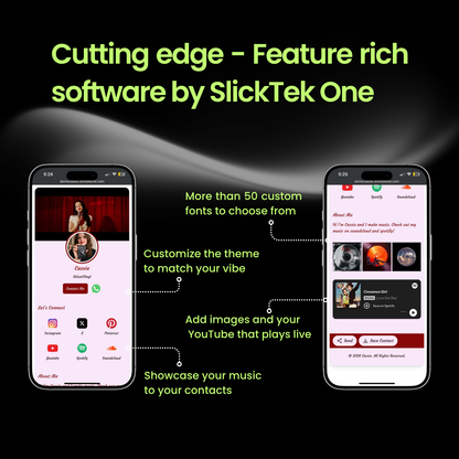 Zip-Tap NFC Digital Contact Sharing Wallet - SlickTek