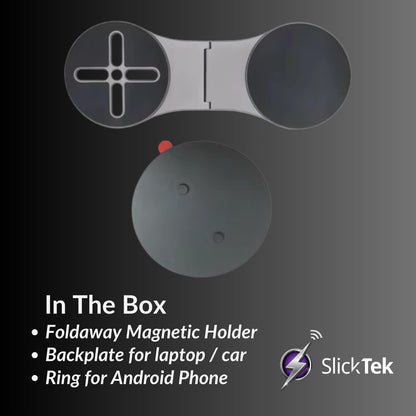 The Mark - Dual Magsafe Phone Stand with Macbook Clip - SlickTek