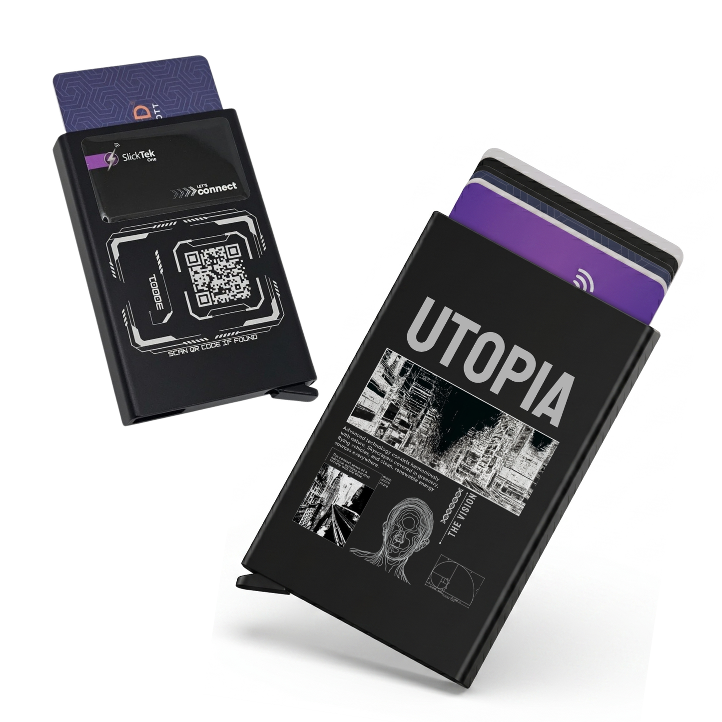 Zip-Tap NFC Digital Contact Sharing Wallet - SlickTek