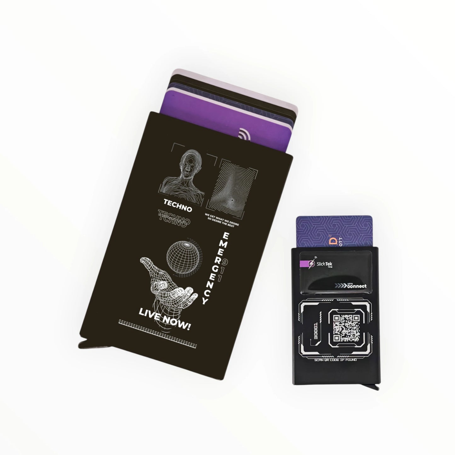 Zip-Tap NFC Digital Contact Exchanger Wallet - SlickTek