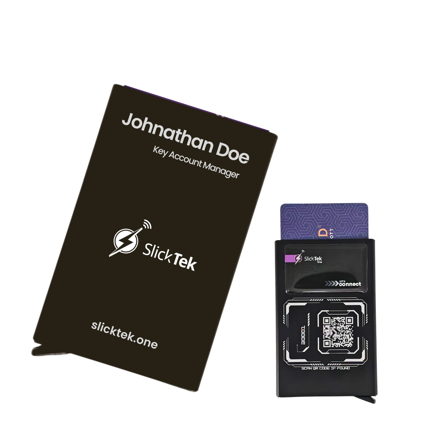 Zip-Tap NFC Digital Contact Sharing Wallet - Customised - SlickTek