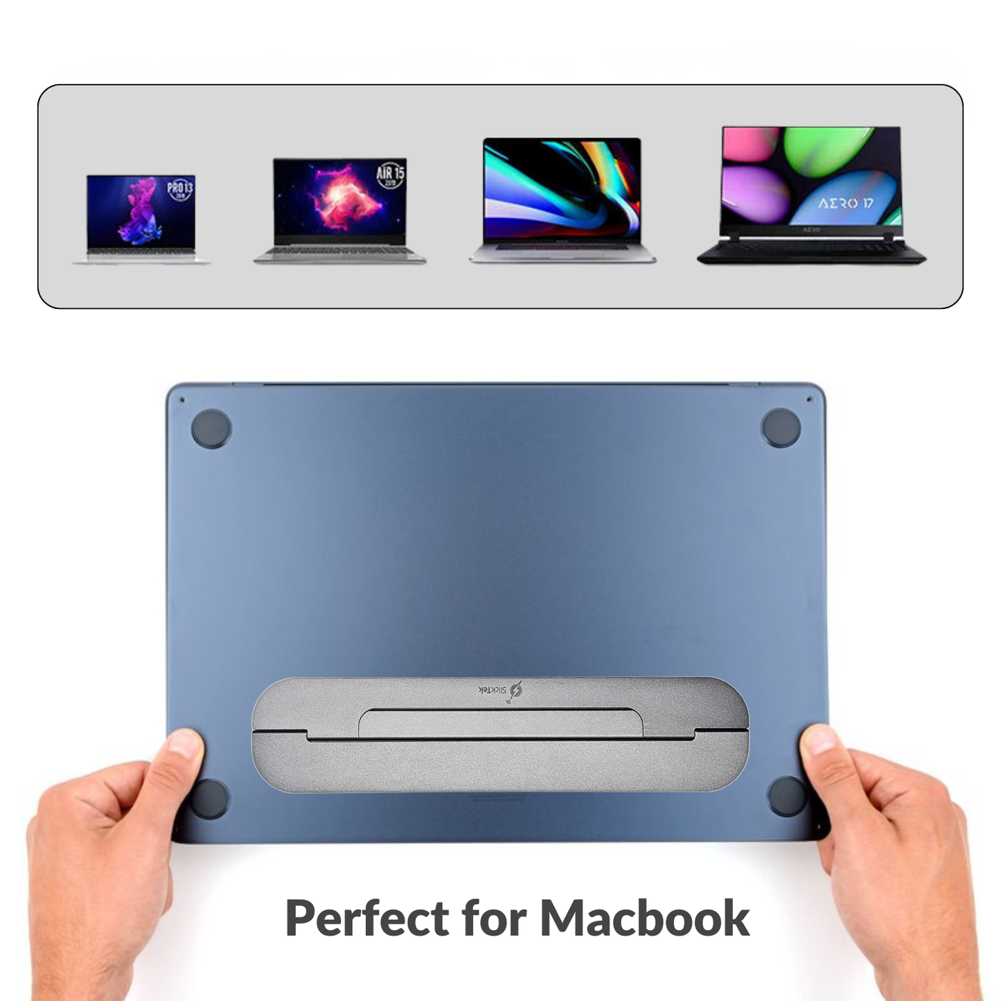 The Stealth - Thinvisible Laptop Riser - SlickTek