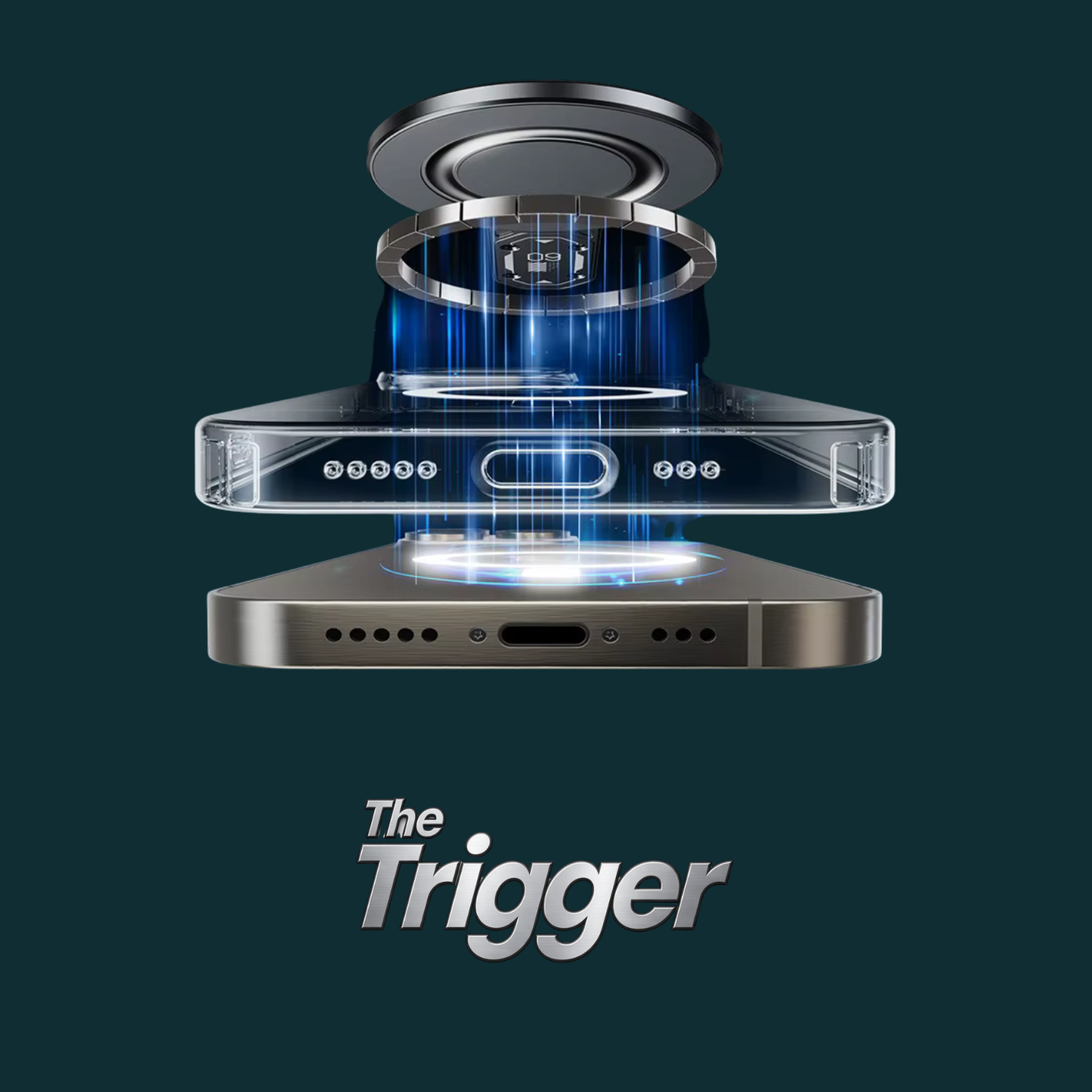 The Trigger - Metallic 360° Phone Holder & Stand - SlickTek