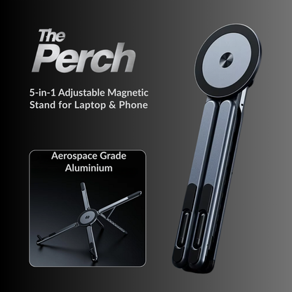 adjustable-magnetic-magsafe-stand for-laptop-and-phone- SlickTek
