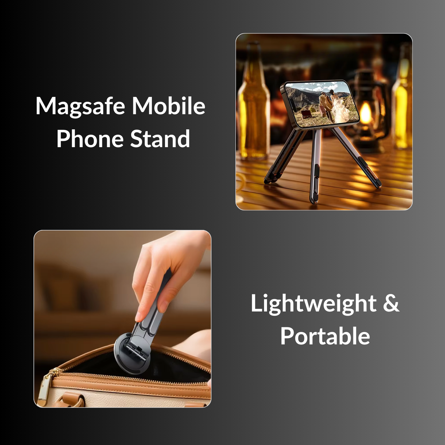 magsafe mobile phone stand foldable compact adjustable