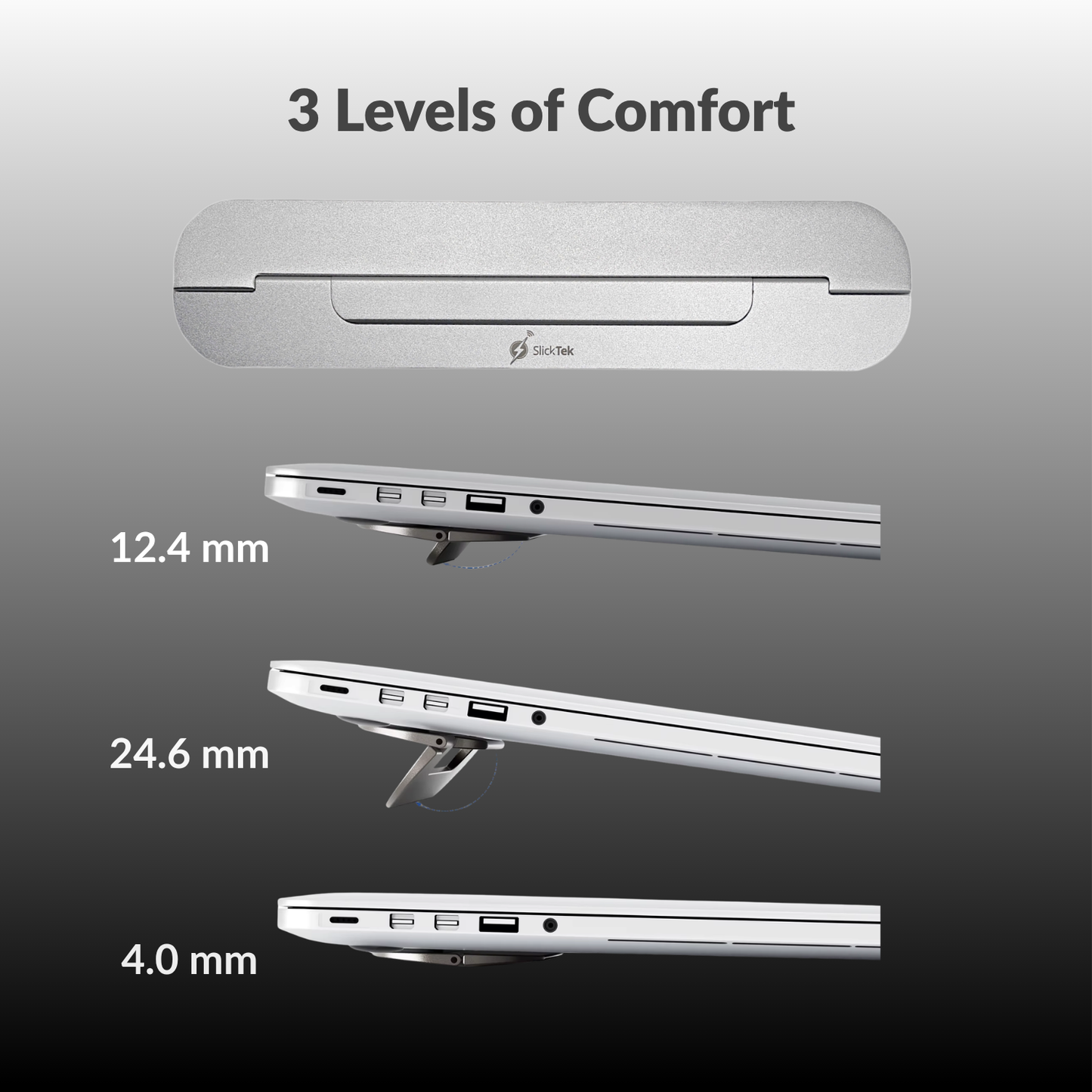 The Stealth - Ultra Slim Macbook Riser - SlickTek