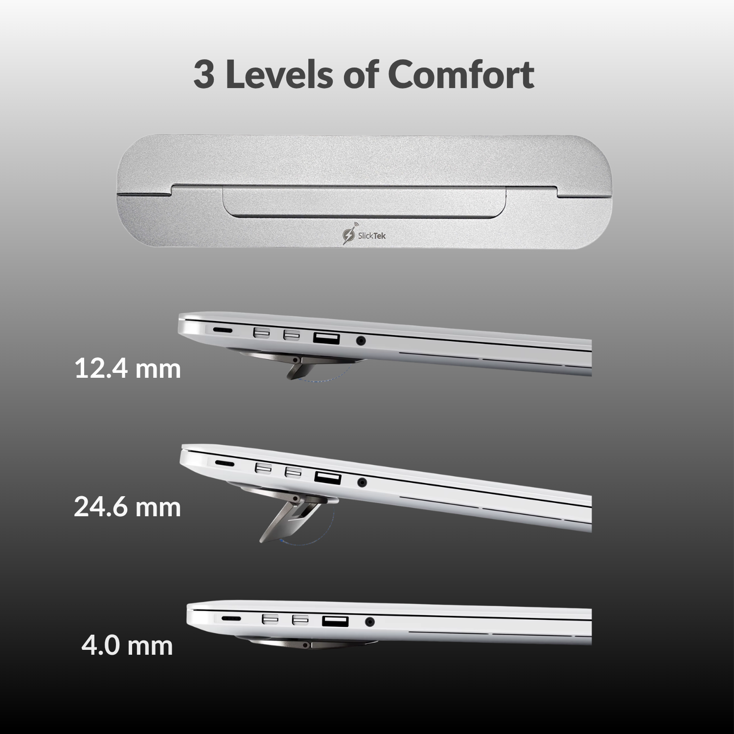 The Stealth - Ultra Slim Macbook Riser - SlickTek