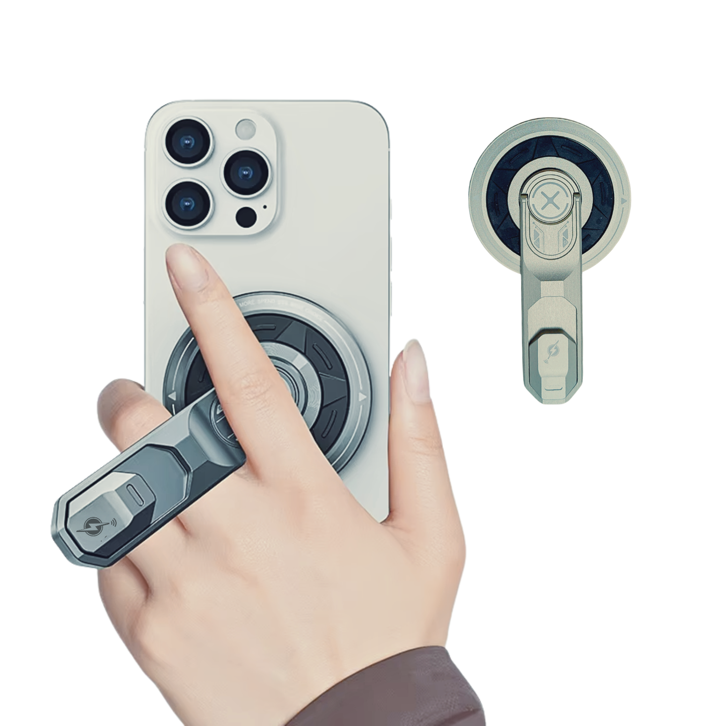 The Trigger - Metallic 360° Phone Holder & Stand - SlickTek