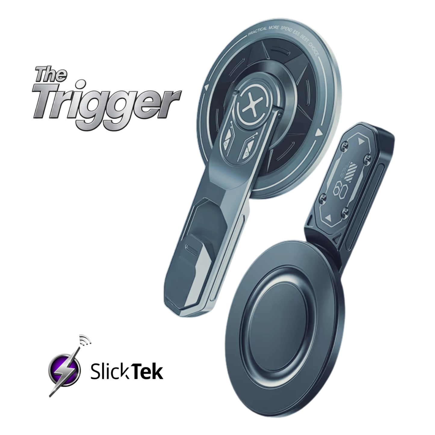 The Trigger - Metallic 360° Phone Holder & Stand - SlickTek